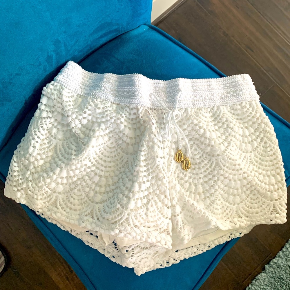 Lilly Pulitzer New Lace Shorts size S white